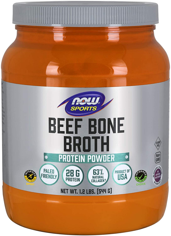 Beef Bone Broth Powder, 1 lb (454 g) Canister | Nutrition Express by ...