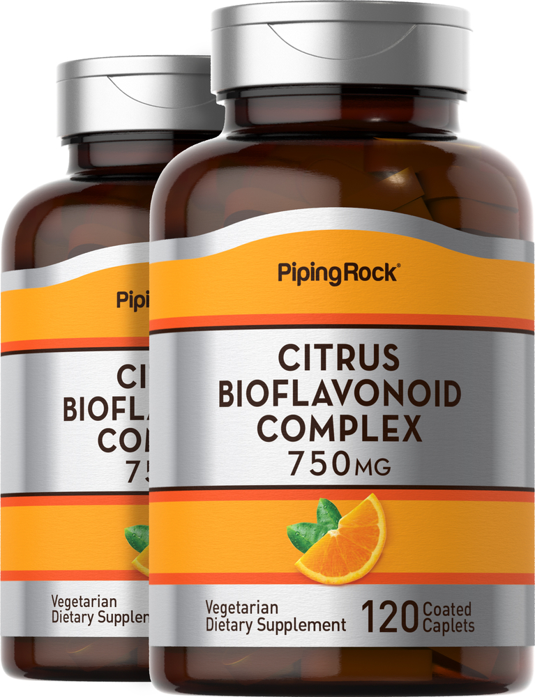 Citrus Bioflavonoids Supplements 750 mg 2 Bottles x 120 Coated