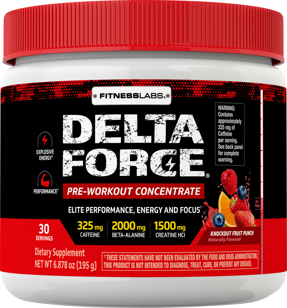 Delta Force PreWorkout Concentrate Powder (Knockout Fruit