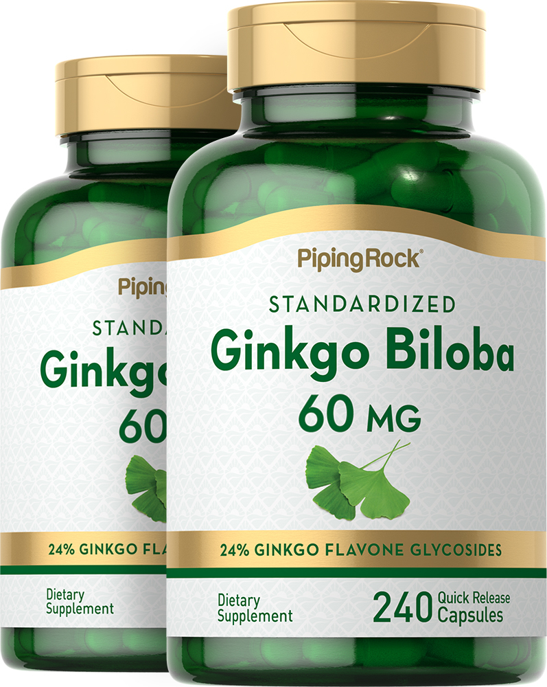 Ginkgo Biloba Extract 60 Mg 2 X 240 Capsules | Benefits | Nutrition ...