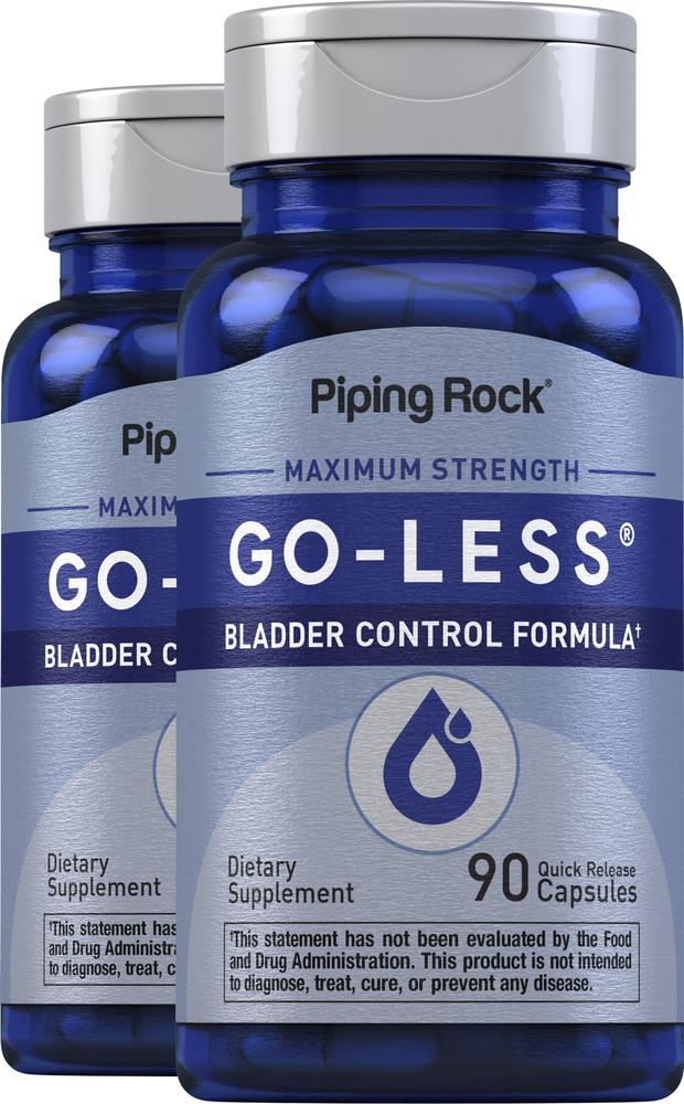Go-Less Bladder Control Formula (Maximum Strength), 90 Capsules X 2 Bottles | Pills And ...