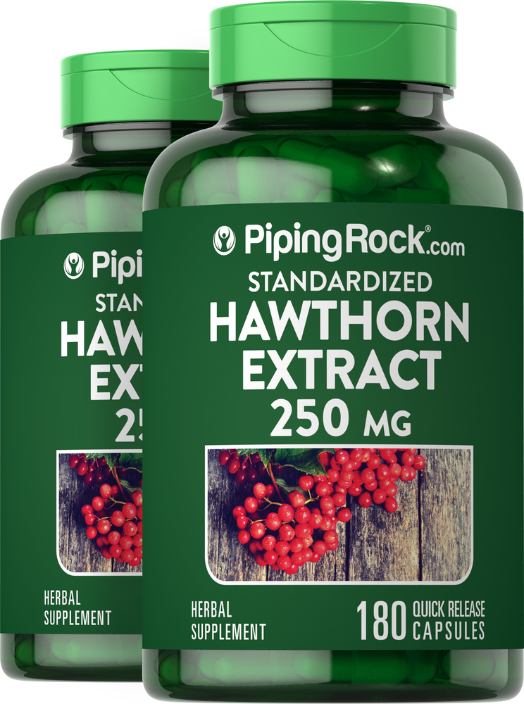 Hawthorn Extract 250 mg 2 x 180 Capsules Hawthorn Supplement