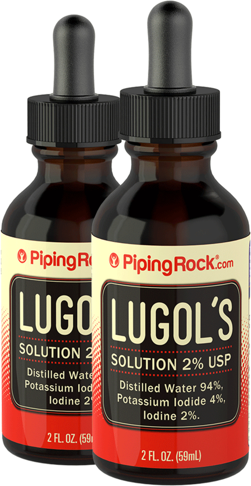 Lugol's Solution 2 2 fl oz (59 ml) 2 Bottles Lugol's Iodine