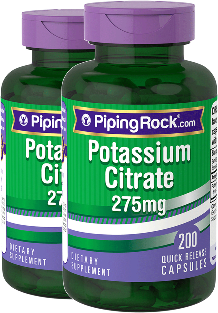 Potassium Citrate 275mg 2 x 200 Capsules Reviews & Benefits