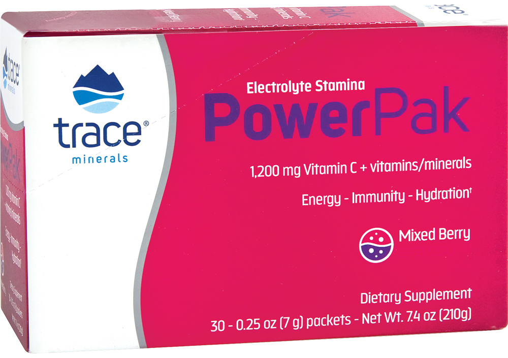 Power Pack Vitamin C Powder (Mixed Berry), 1200 mg, 30 Packets
