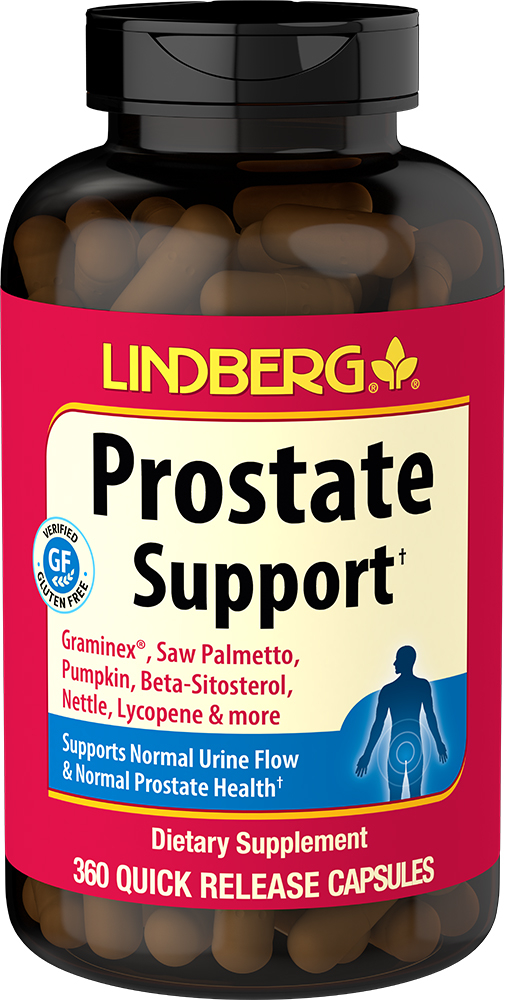 Prostate Support with Graminex, 360 Quick Release Capsules Nutrition Express by PipingRock