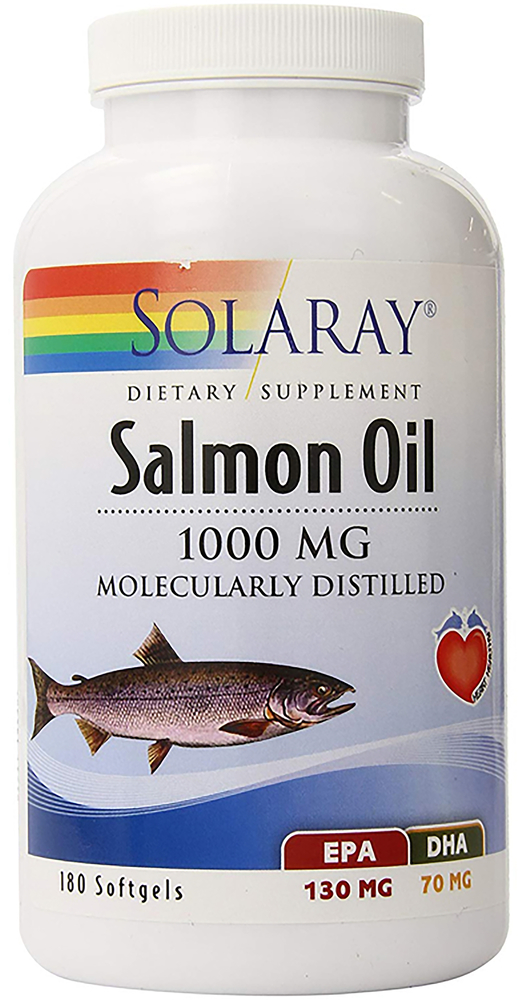 Salmon Oil, 1000 mg, 180 Softgels Nutrition Express by PipingRock