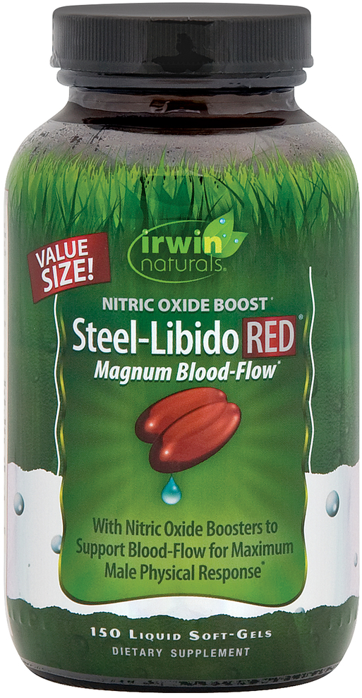 SteelLibido Red, 150 Softgels Nutrition Express by PipingRock Health