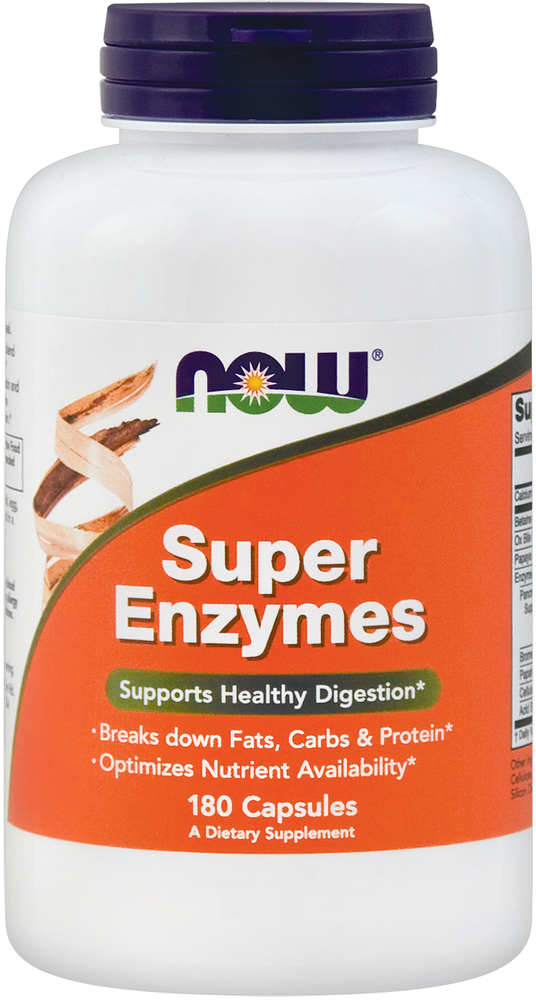Super Enzymes, 180 Capsules Nutrition Express by PipingRock Health