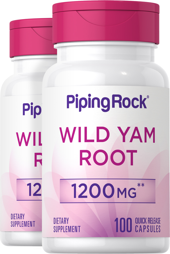 Wild Yam Root Extract 450mg 2 x 100 Capsules Benefits Nutrition