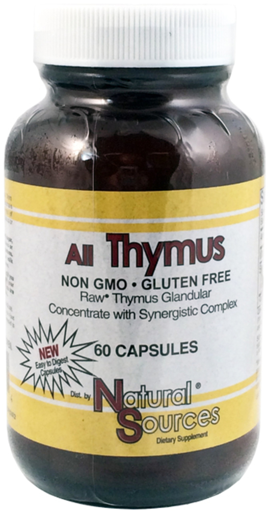 Thymus Glandular Supplements Nutrition Express by PipingRock Health