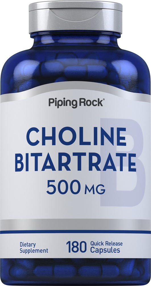 Buy Choline 500 mg Supplement 180 Capsules Reviews & Benefits