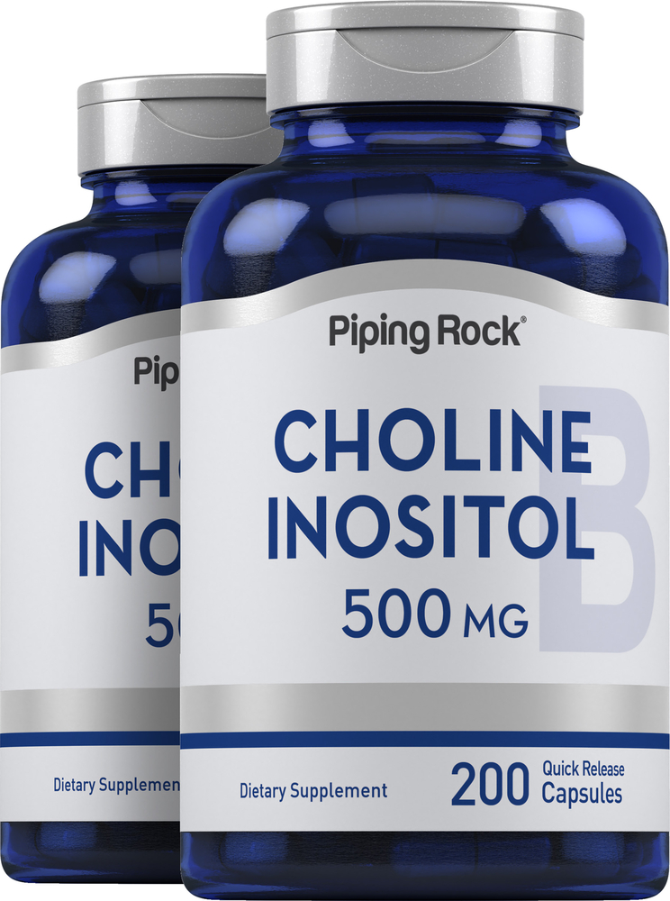 Choline Inositol 250/250 mg, 200 Capsules x 2 Bottles Benefits