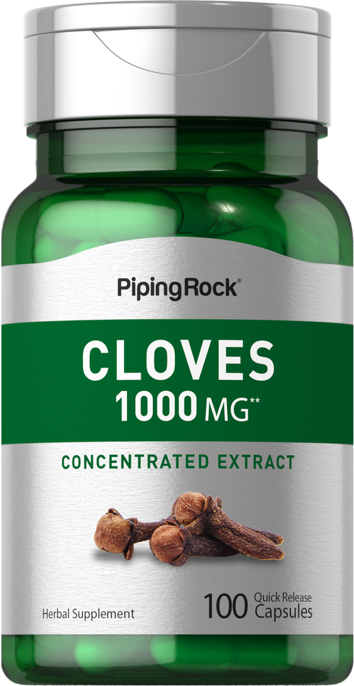Cloves 1000 mg Supplement 100 Capsules Cloves Benefits Nutrition
