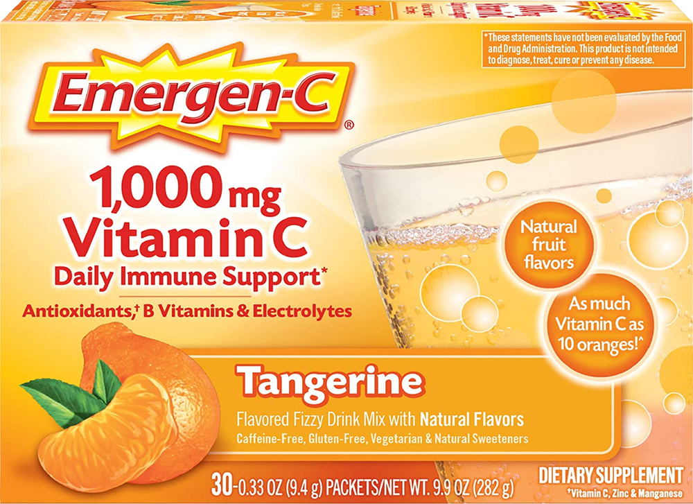 Emergen C Vitamin C Powder Drink Mix Tangerine 1000 Mg 30 Packets Nutrition Express By Emergen C Vitamin C Powder Drink Mix Tangerine 1000 Mg 30 Packets Nutrition Express By