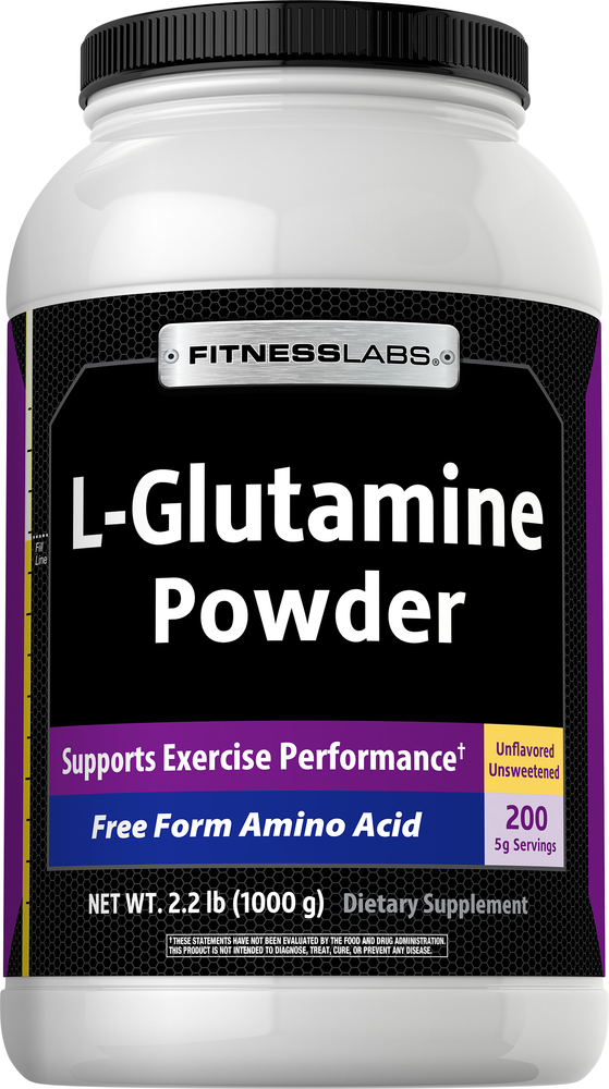 LGlutamine Powder , 5000 mg, 1 lb (454 g) Bottle Nutrition Express