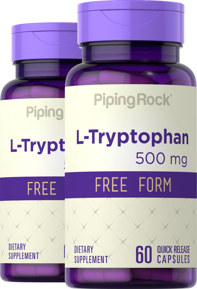LTryptophan 500 mg Capsules Supplements for Relaxation & Sleep