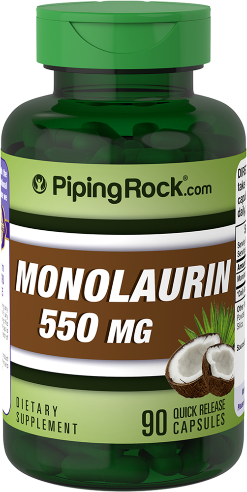Monolaurin 550 mg, 90 Capsules Nutrition Express by