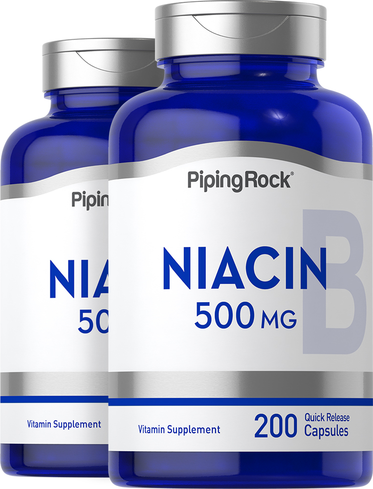 Niacin 500mg 2 x 200 Capsules 500 mg Niacin Benefits & Uses