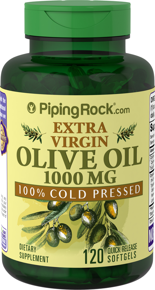 Olive Oil Supplements 1000 mg, 120 Softgels Nutrition Express by