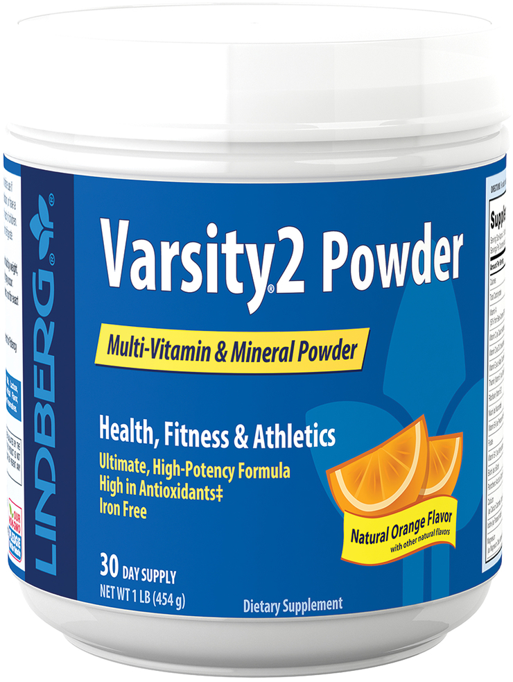Varsity Pack 2 MultiVitamin & Mineral Powder (Natural Orange), 30 day