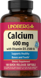 Calcium 600 mg with Vitamin D3 2500 IU, 100 Sg