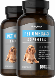 Omega-3 Fatty Acid Supplement for Dogs 2 x 180 Softgels